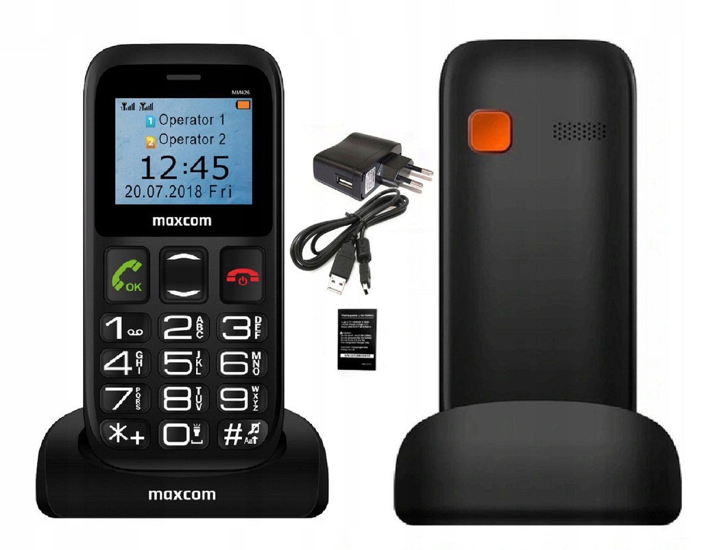 

Telefon Komórkowy Dla Seniora Maxcom MM426 Sos