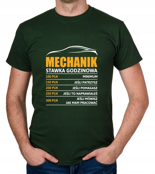 

koszulka Mechanik stawka godzinowa