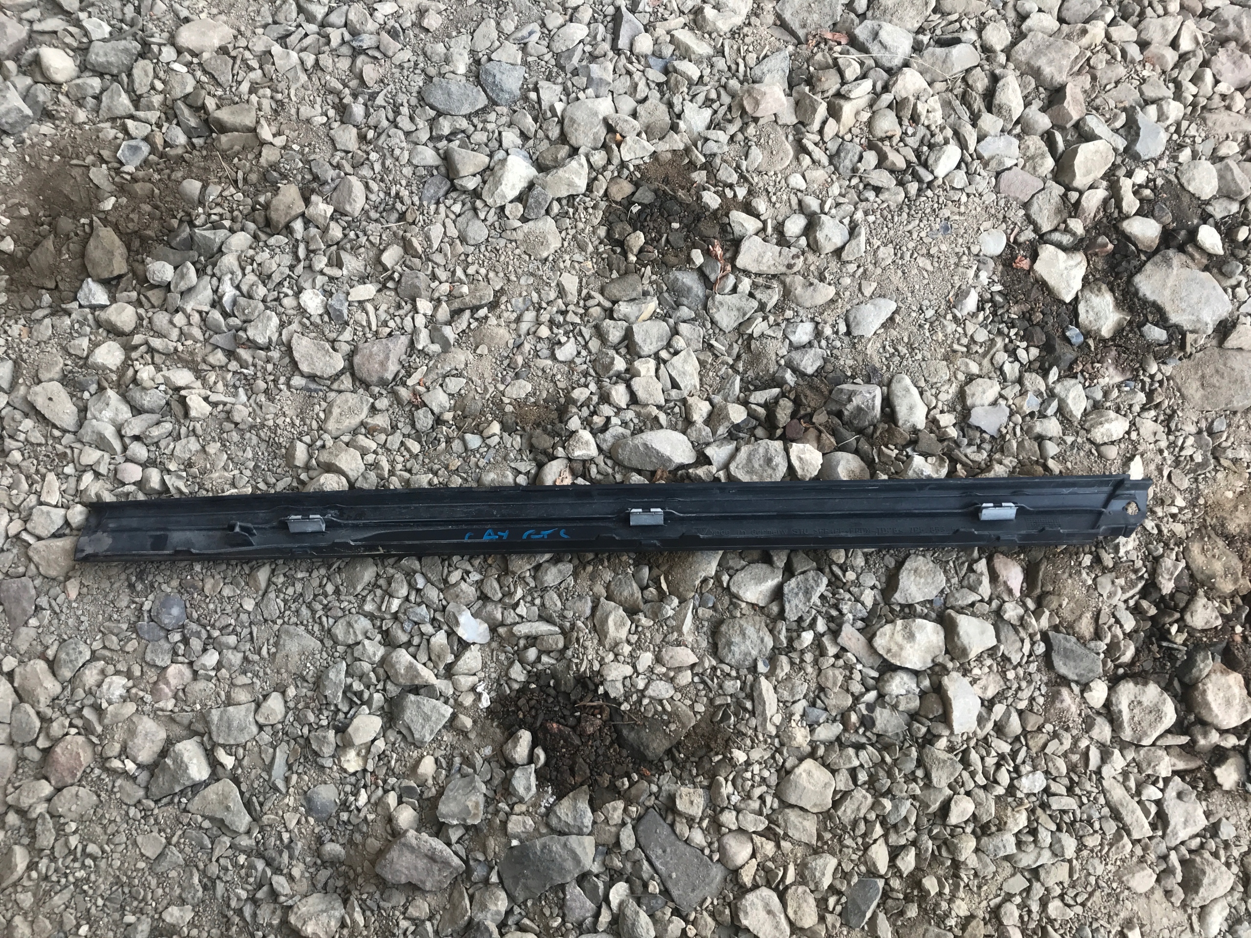 moulding threshold door left rear part PORSCHE CAYENNE GTS