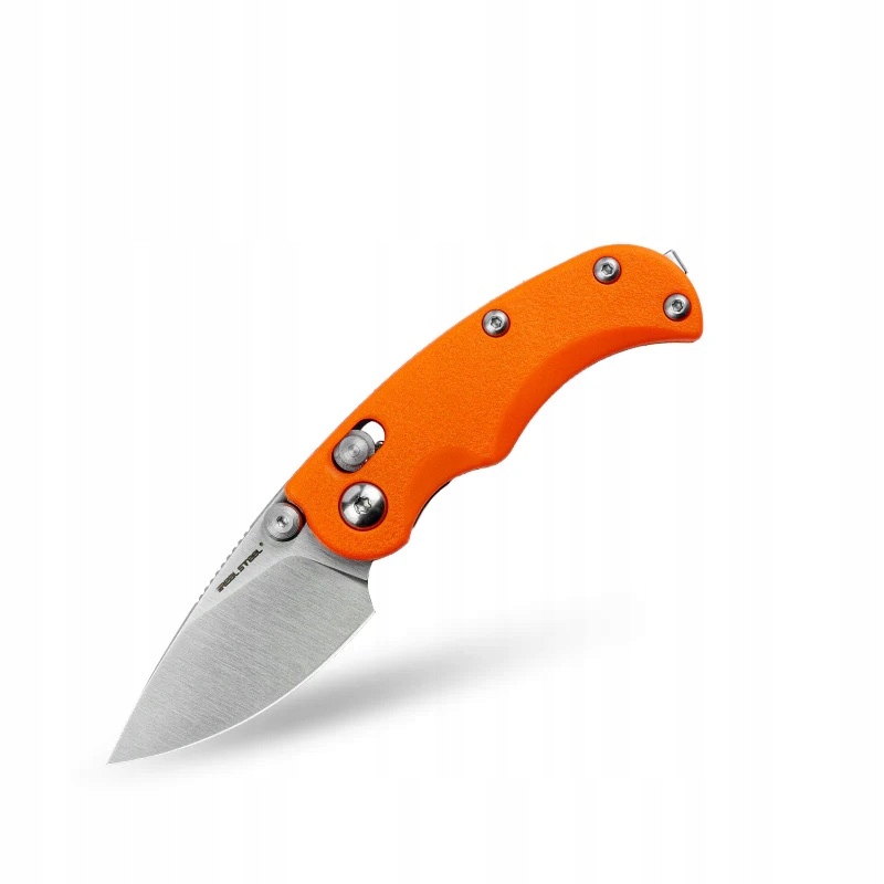 Nůž Real Steel Esca 7181SO Crossbar Lock Satin 12C27 Orange