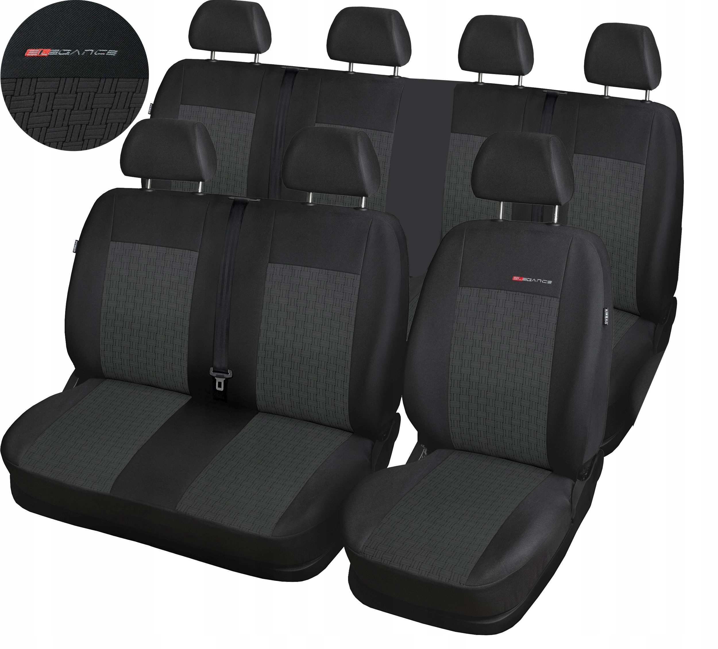 Meracie kryty pre Fiat Ducato Citroen Jumper Peugeot Boxer pre 7 osôb od roku 2006