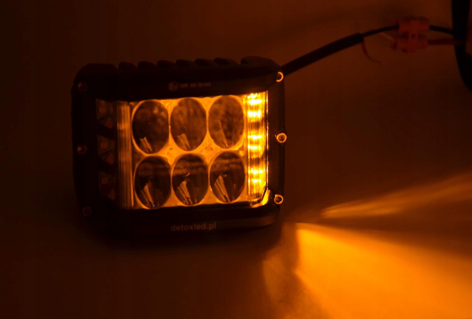 Lampa robocza led stroboskop pomaranczowy 15W Forklift brand other