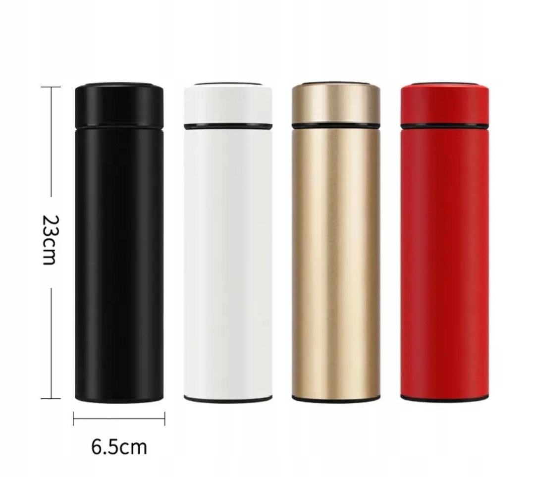 Mega SMART KUBEK TERMICZNY TERMOS BIDON LED 500ML Model SMART KUBEK TERMICZNY TERMOS BIDON 500ML