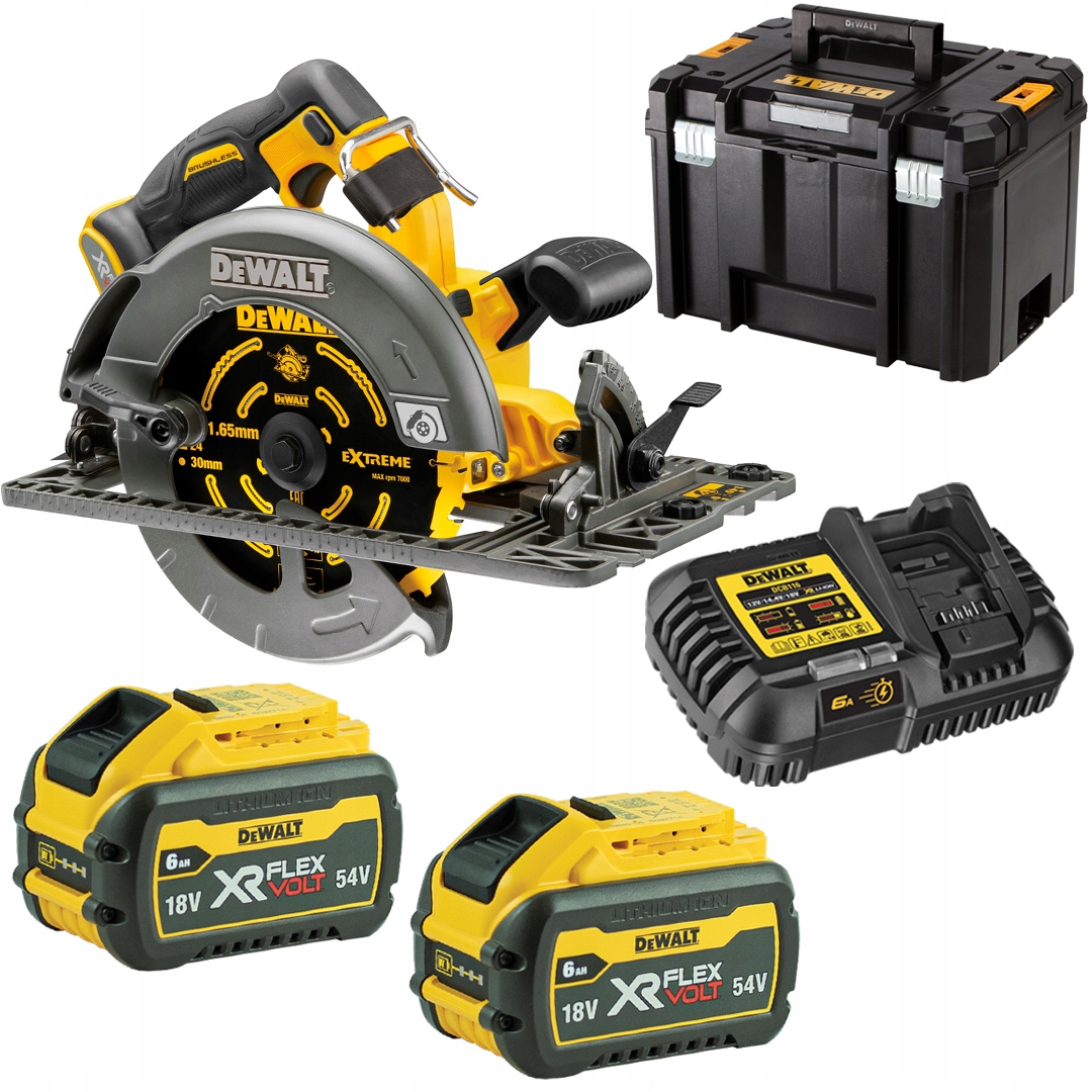 

Pilarka tarczowa 190mm 2x6Ah 54V Dewalt DCS579T2