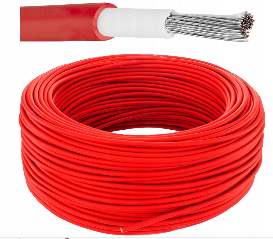 

Kabel Przewód Solarny 1500V MC4 Pv 4mm2 50 metrów