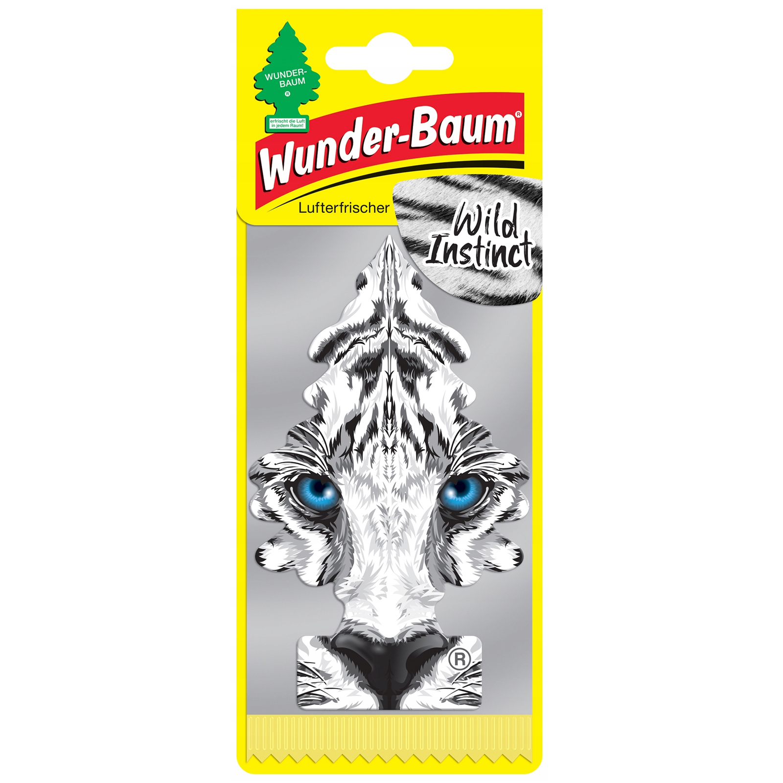 WUNDER-BAUM zawieszka WILD INSTINCT odświeżacz do auta CHOINKA ZAPACHOWA