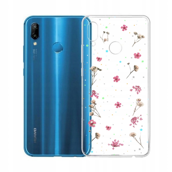 

Etui Case Pokrowiec Kwiaty do Huawei P Smart 2019