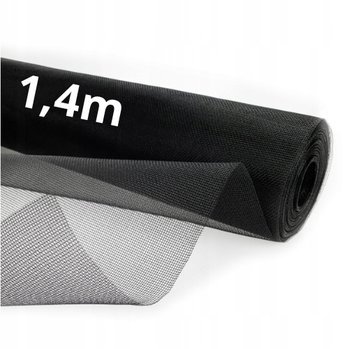CZARNA siatka na metry 1,4m x 1m MOSKITIERA