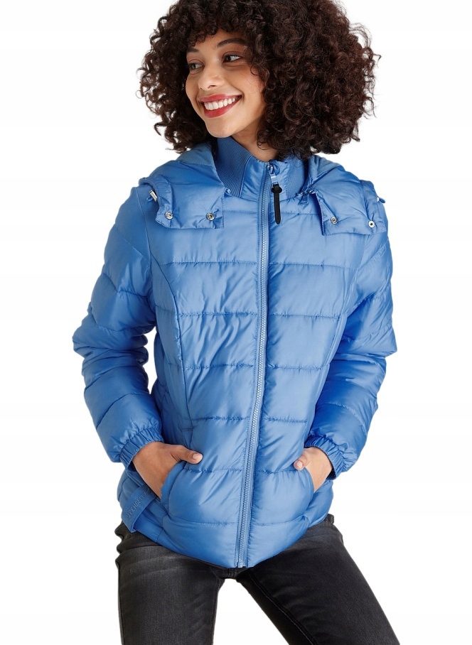 Alpenblitz Modrá Prošívaná Přechodová Bunda AB01 46