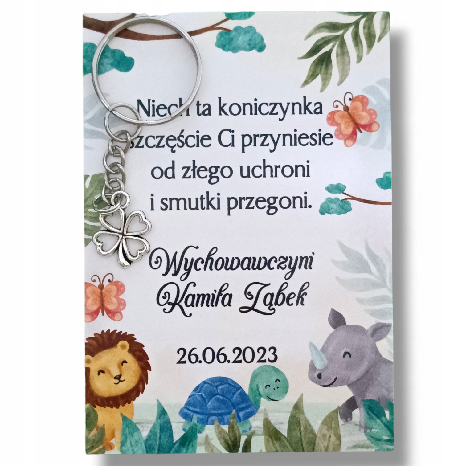 

na zakończenie roku przedszkola koniczynka