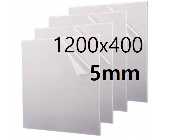 Plexi Plexa deska na míru mléčná opál 120 cm x 40 cm x 5 mm