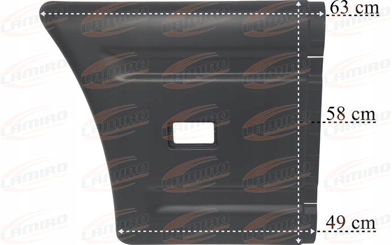 SCANIA OSŁONA MIĘDZYOSIOWA TYLNA PRAWA