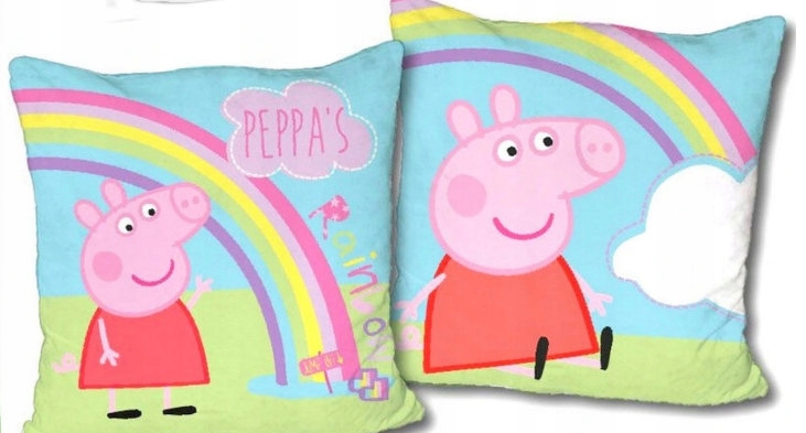 

Świnka Peppa Pig Pepa Poduszka Jasiek 40x40