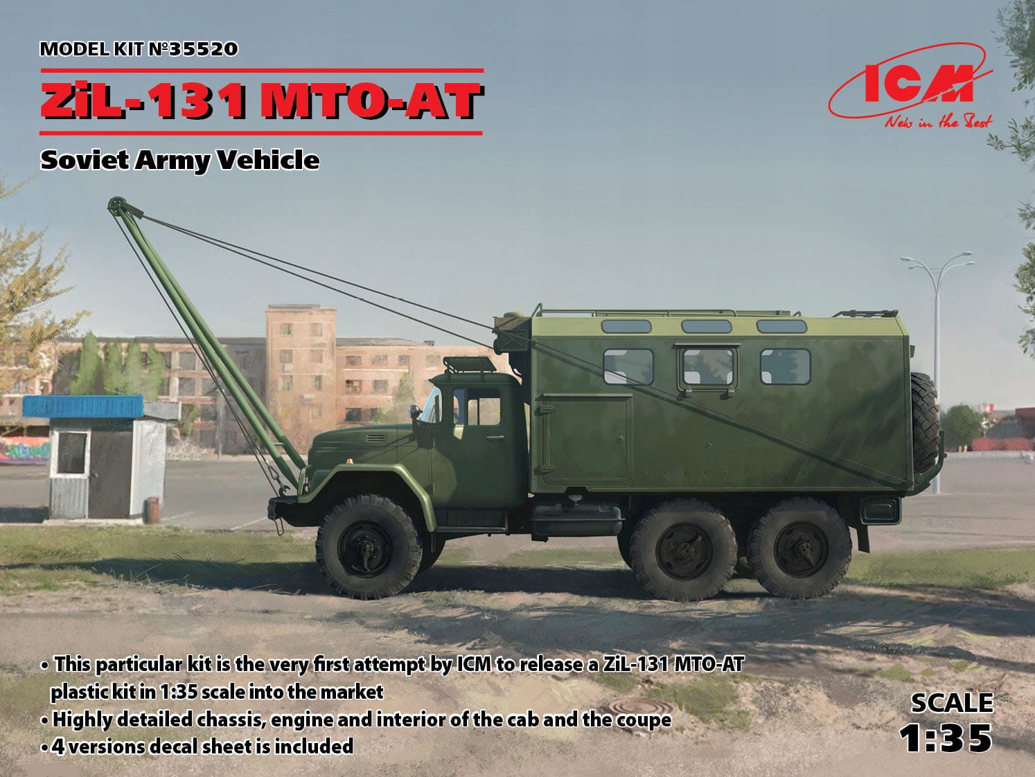ZiL-131 Mto-at 1:35 ICM 35520