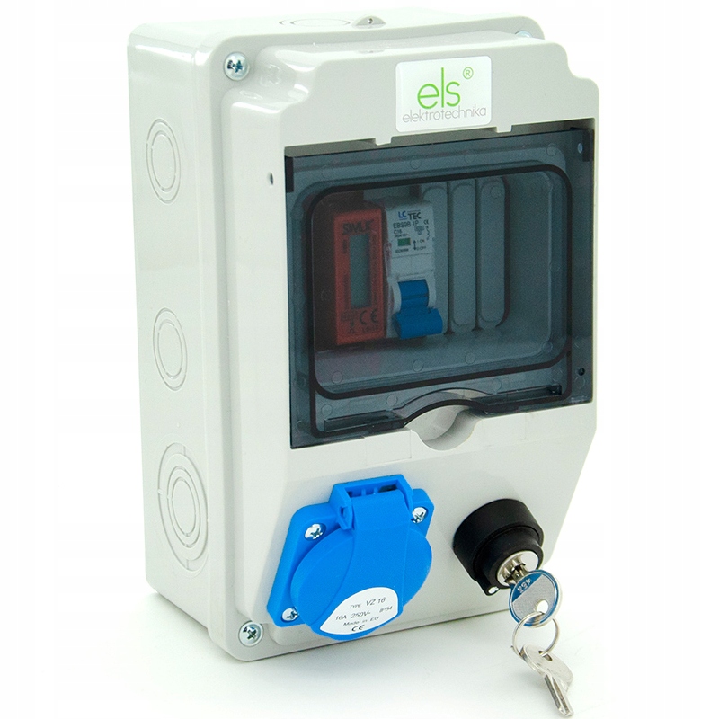 ROZDZIELNICA ROZDZIELNIA OGRODOWA 230V LICZNIK Prąd znamionowy 63 A
