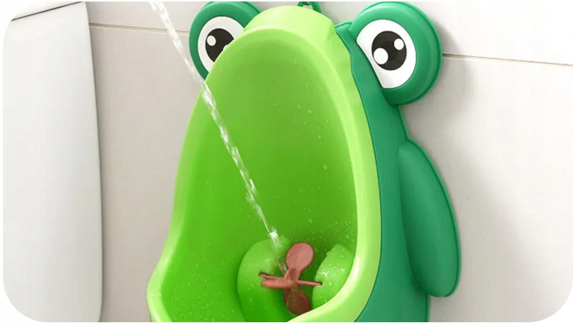 PISUAR WC WISZĄCY NOCNIK DLA DZIECKA MALUCHA ŻABKA DO NAUKI SIKANIA ŻABA Informacje o bezpieczeństwie CE