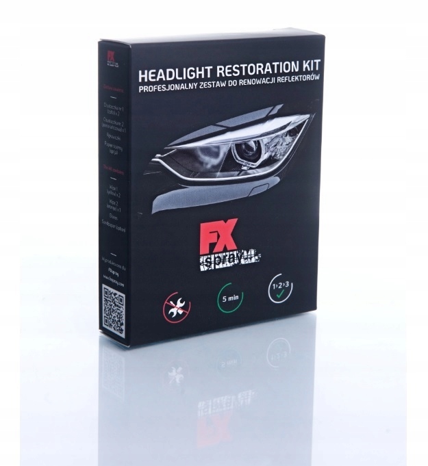 ZESTAW DO REGENERACJI LAMP RENOWACJI REFLEKTORÓW Rodzaj polerowanie lamp