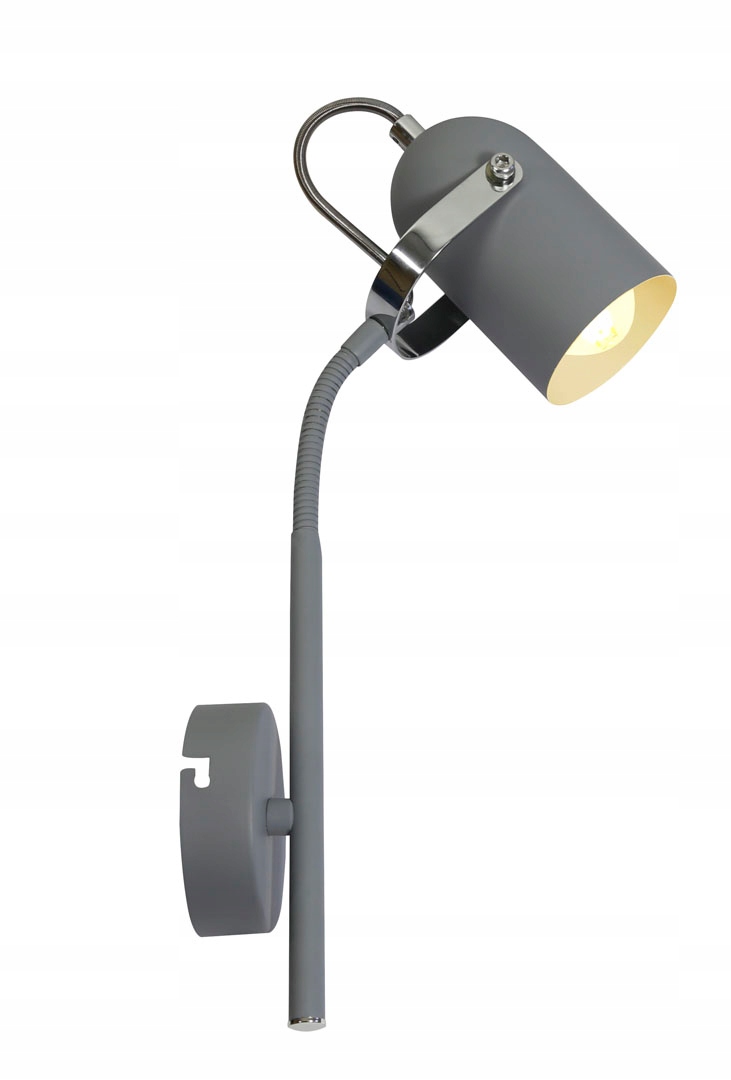 Nástěnná lampa Candellux šedá E14 40 W
