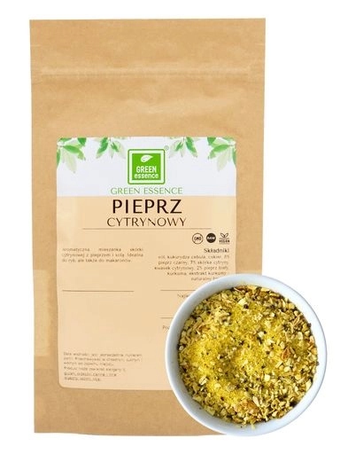 7 x Green Essence Citronový pepř 100 g na ryby a maso
