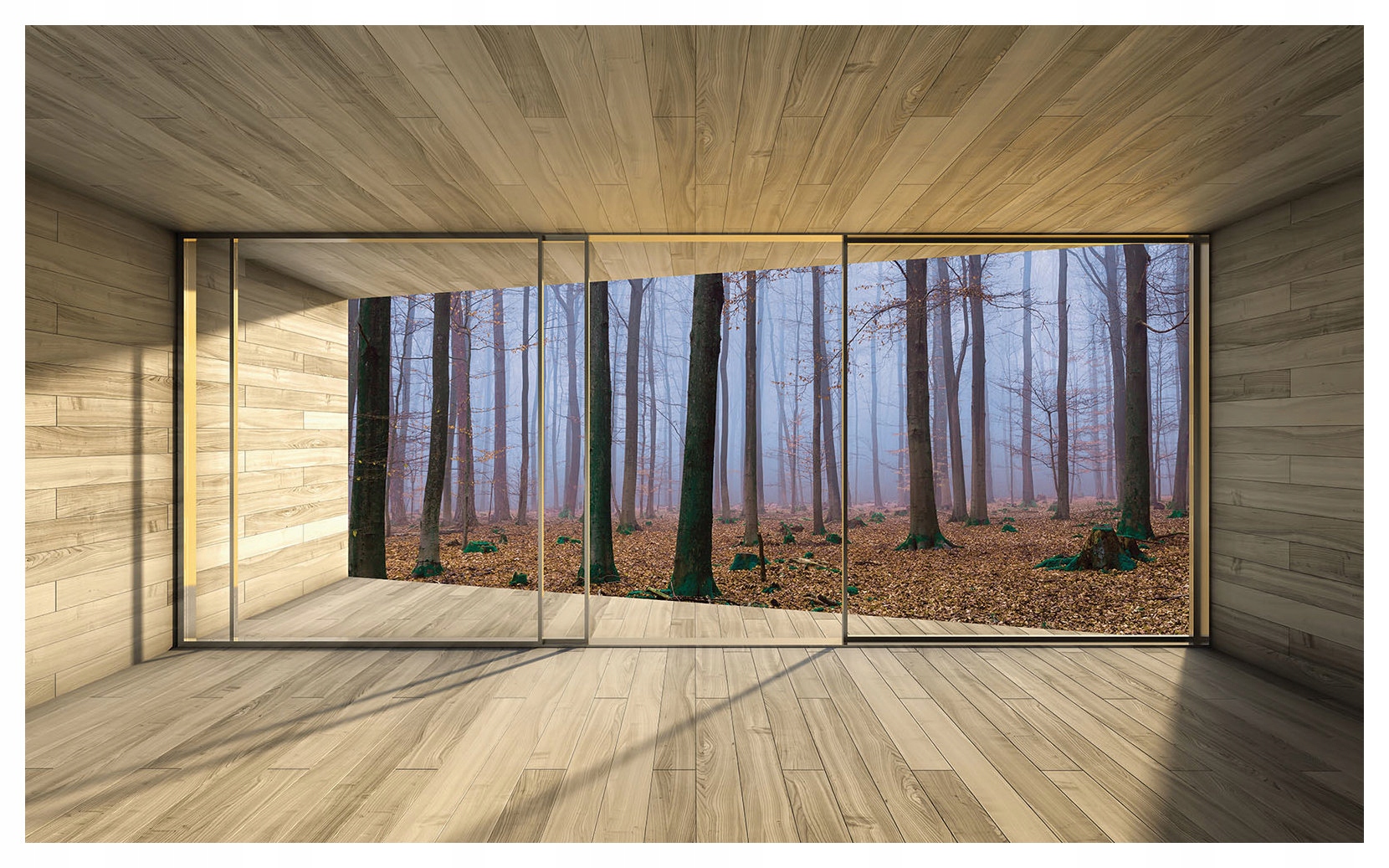 Fototapeta Les v hmle Príroda pokoj a drevené vnútro 312x219 lepidlo