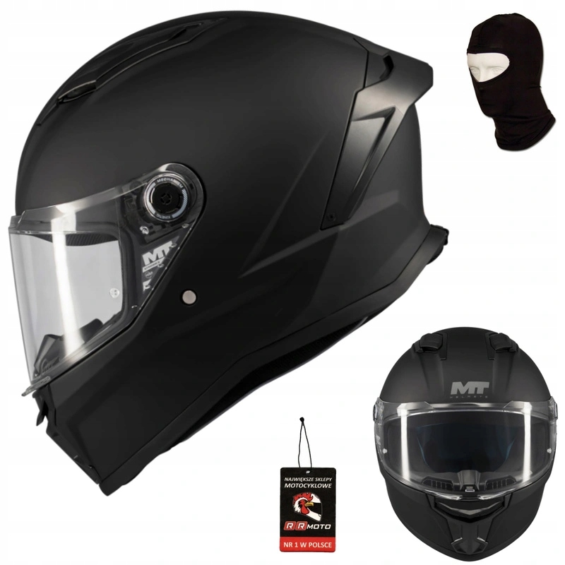 Motocyklová prilba Mt Stinger 2 Pure Black Matt čierna matná 2026 Darček