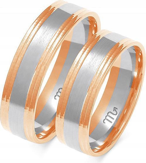 Zlatý snubní prsten na svatba 14K 585 velikost 11 12 13 originální dámský