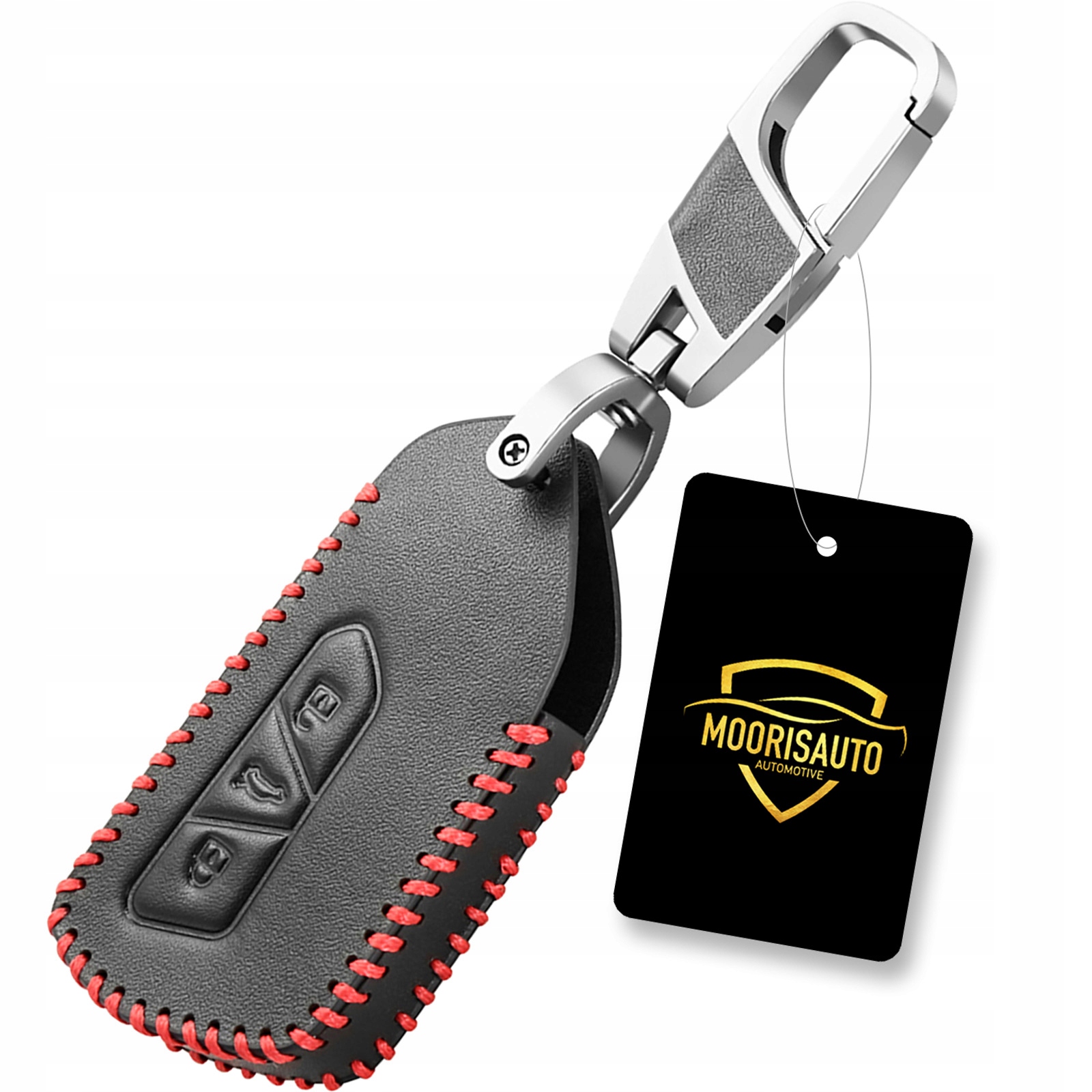 Skórzane etui pokrowiec na kluczyk Vw Golf 8 MK8 ID.4 ID.5 Seat Skoda Cupra