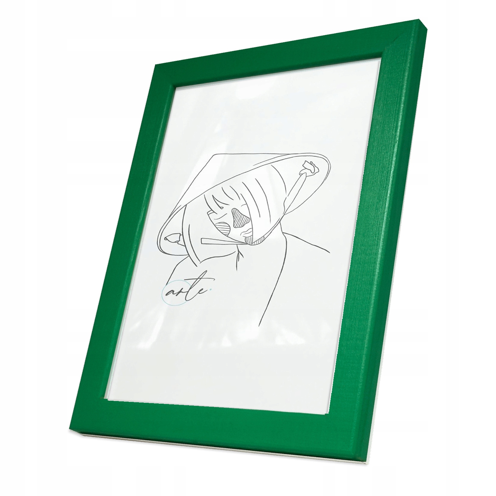 

Ramka drewniana Sosna ciemnozielony 40x50 cm