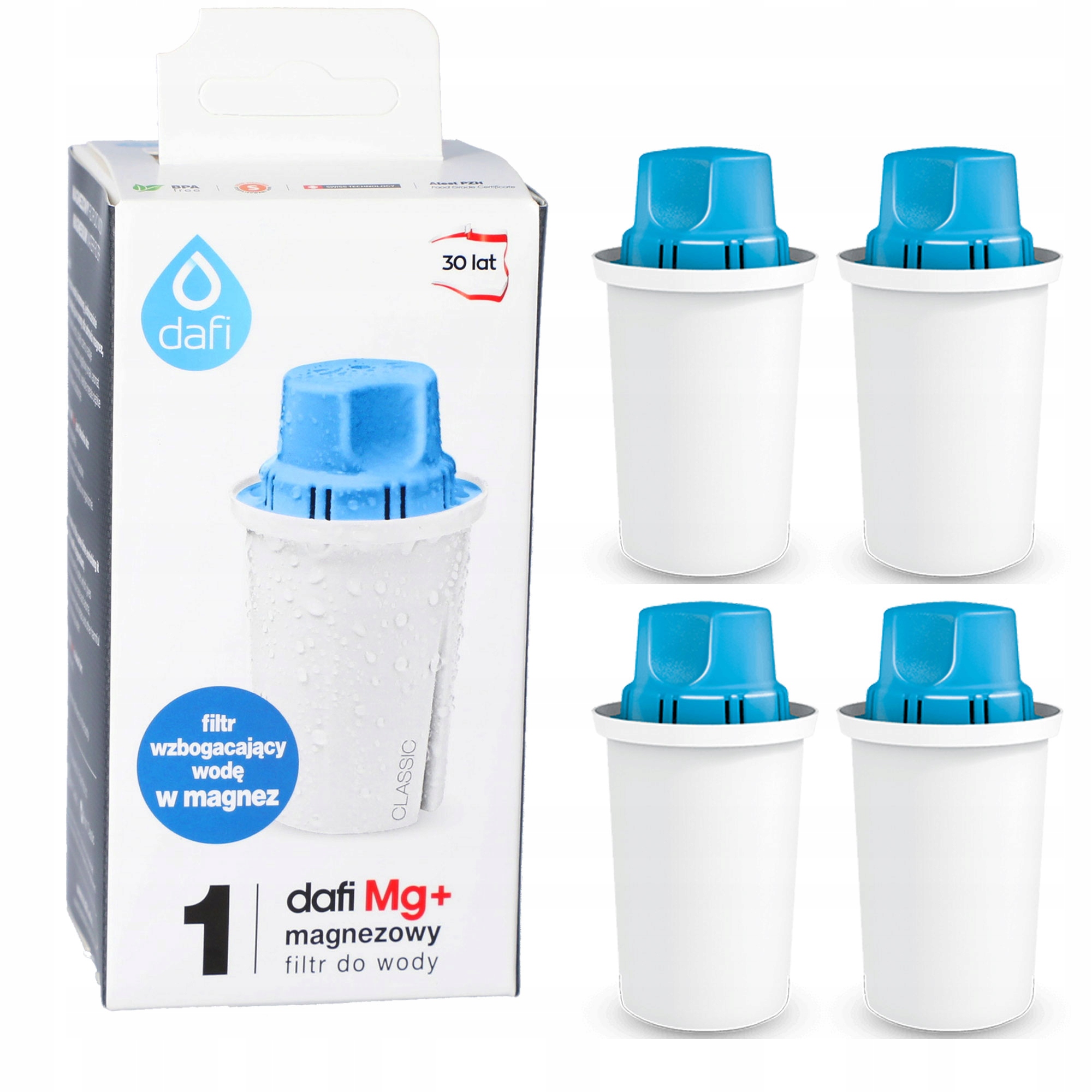 

Filtr Wkład Dafi Classic Mg+ do Brita Standard* x4