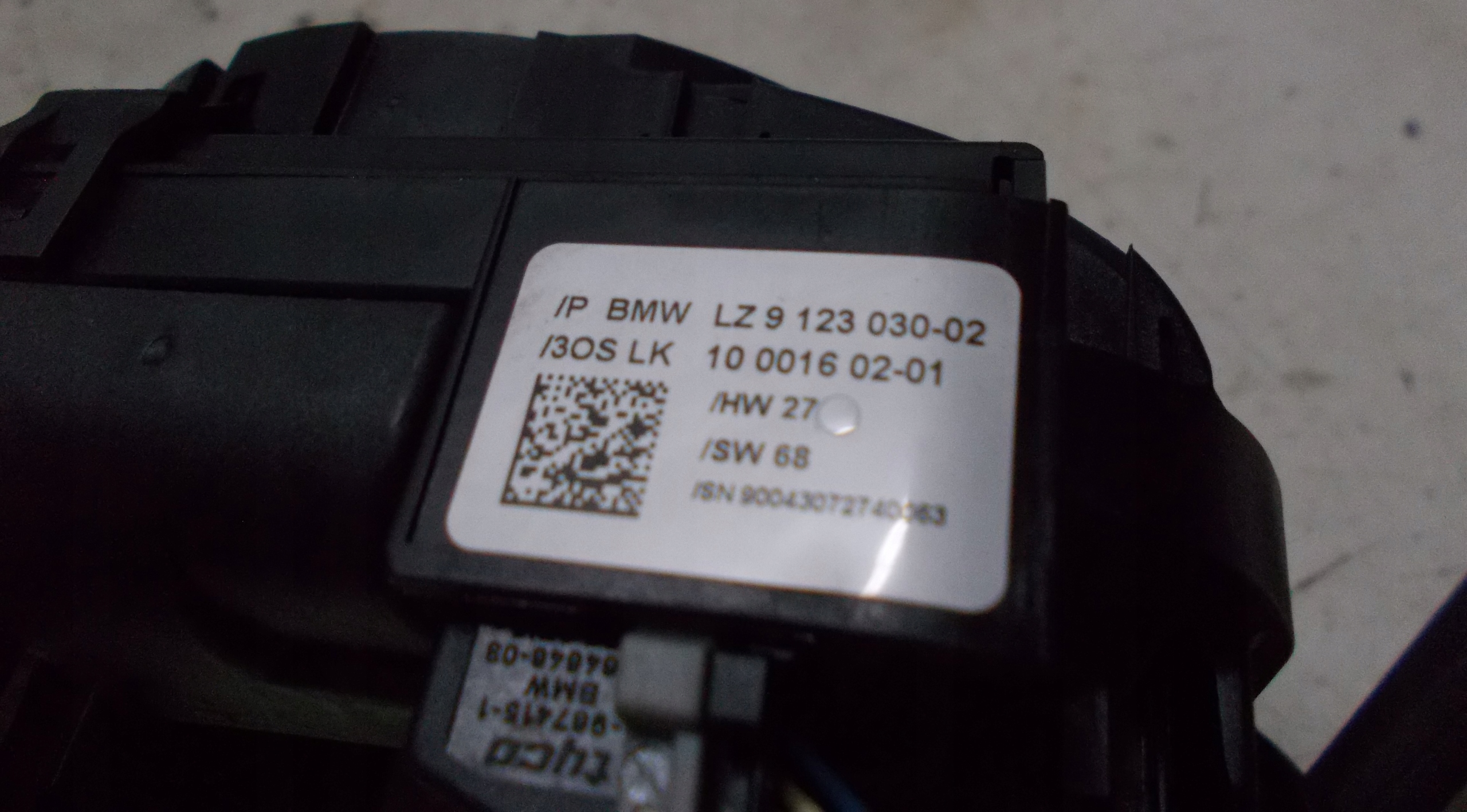 BMW E87 07R 3D DEVIO LUCI TERGICRISTALLO TERGI 6989556