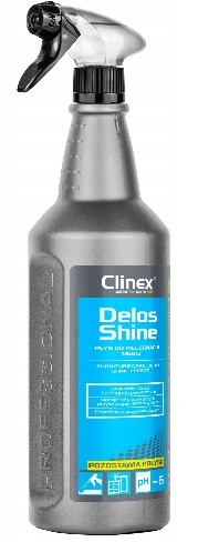 Clinex Delos Shine 1L Płyn Do Mycia I Nabłyszczania Mebli