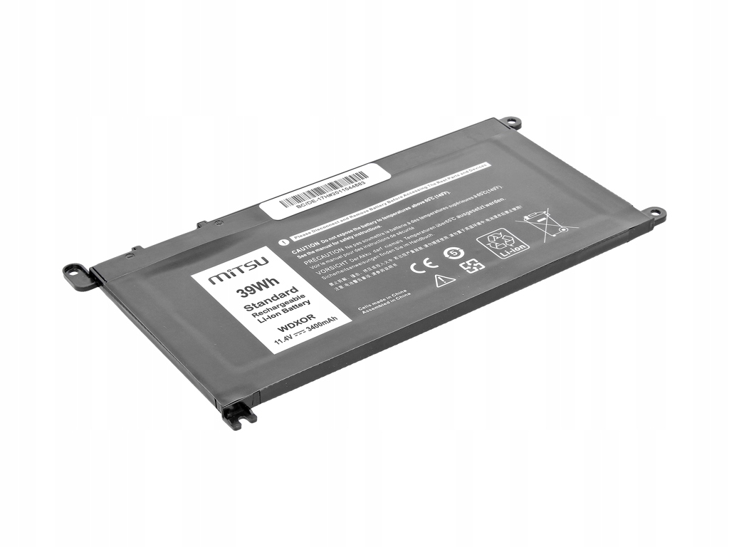 Bateria Mitsu do Dell Vostro 14 (5468) Inspiron 15 (5568) 3400mAh