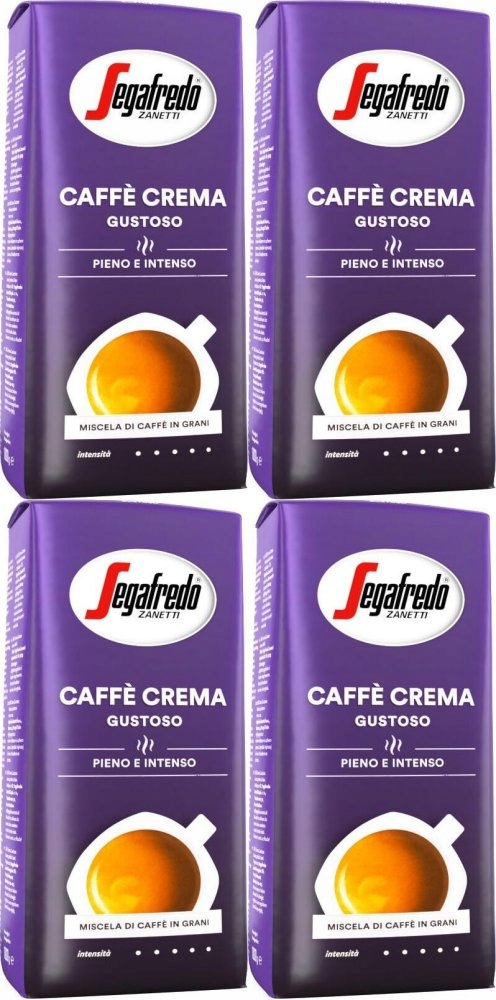 Kawa ziarnista Segafredo Caffe Crema Gustoso 1kg x4