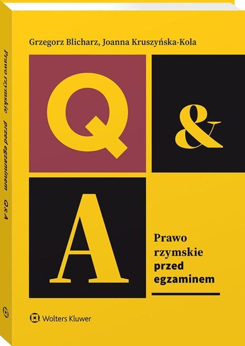 PRAWO RZYMSKIE PRZED EGZAMINEM