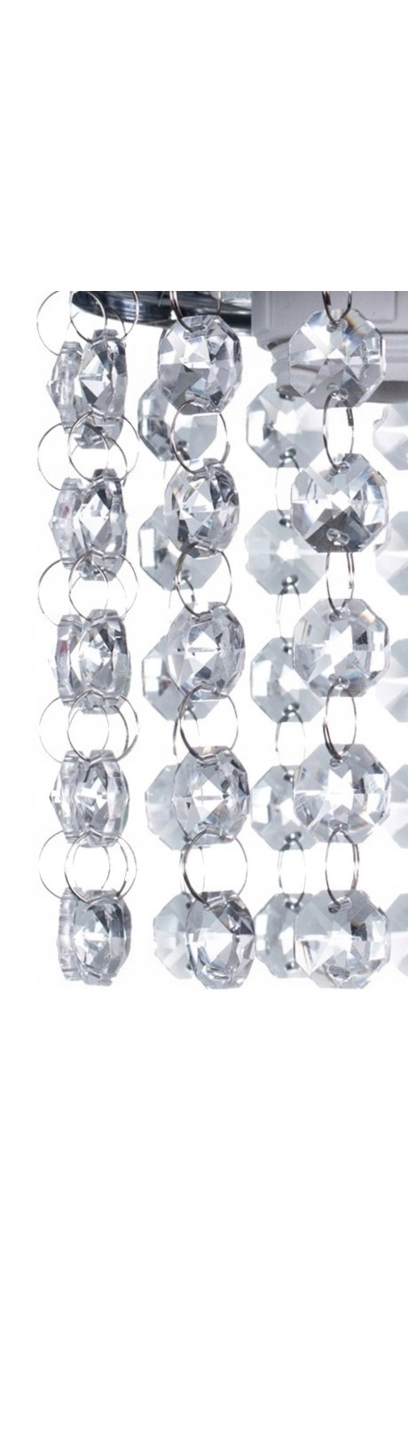 Lampa Wisząca Sufitowa Plafon Żyrandol Kryształowa Długość/wysokość 21 cm