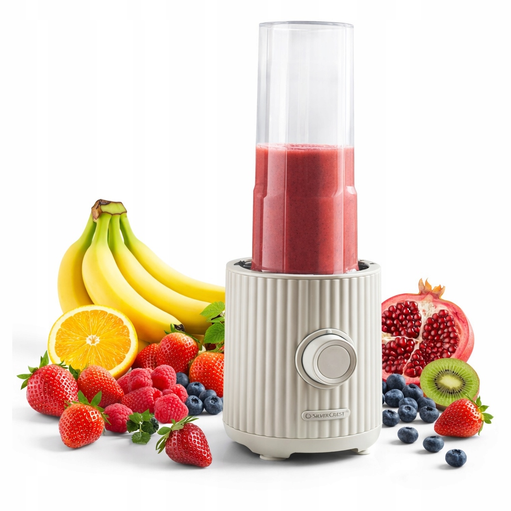SilverCrest Blender Smoothie 300W To Go Kubek 0,6L Zdrowe Koktajle-witaminy