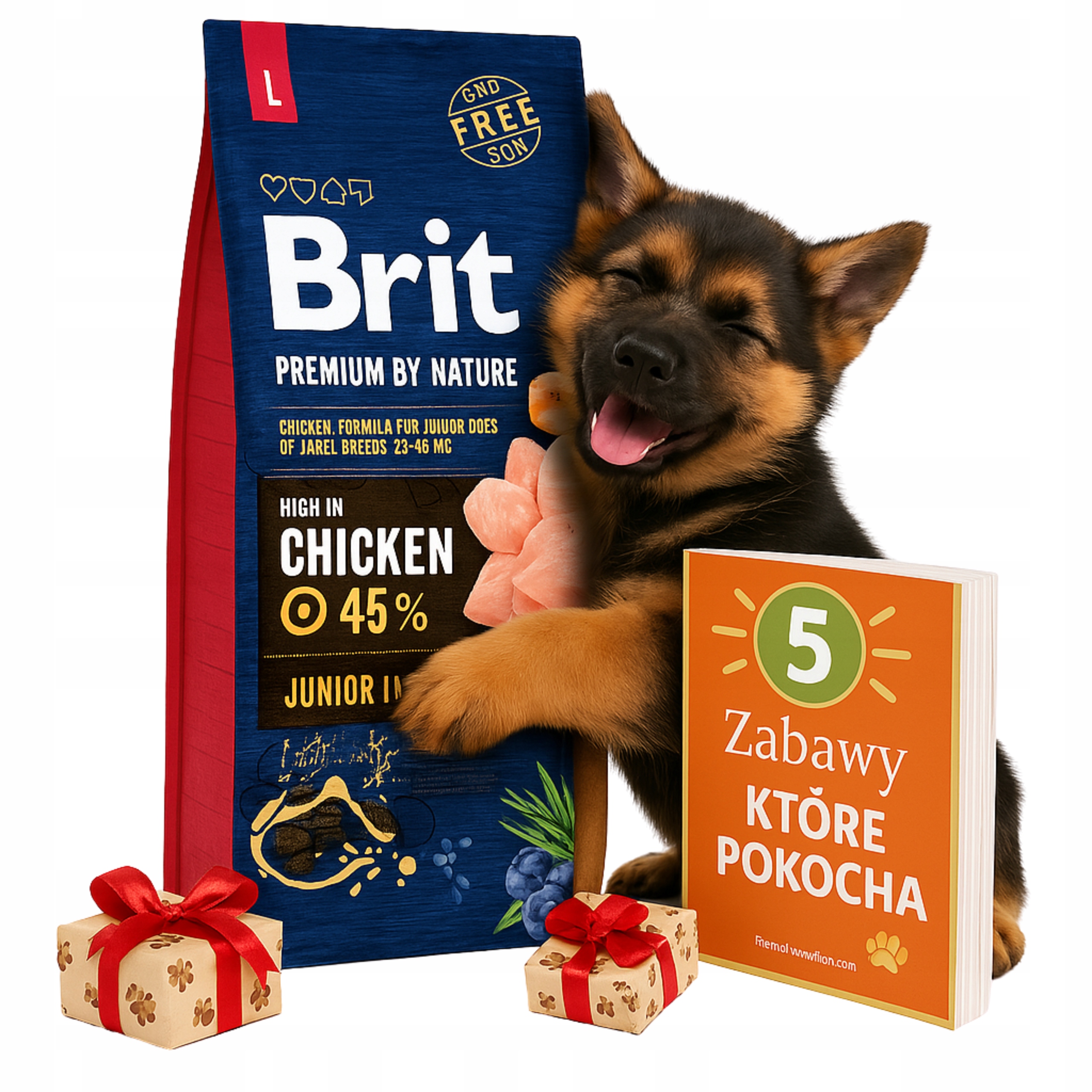 Levně Brit Premium By Nature Junior L Large Chicken suché krmivo psy 15 kg