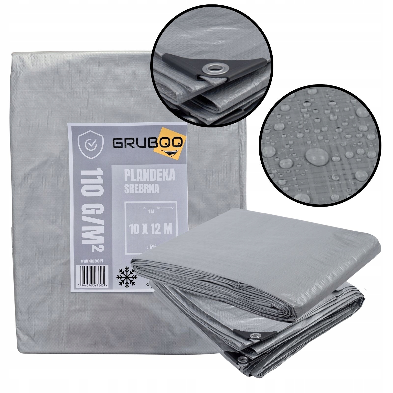 Ochranná Plachta Hrubá 10X12 M, Mrazuvzdorná, Vystužená Uv, Veľká