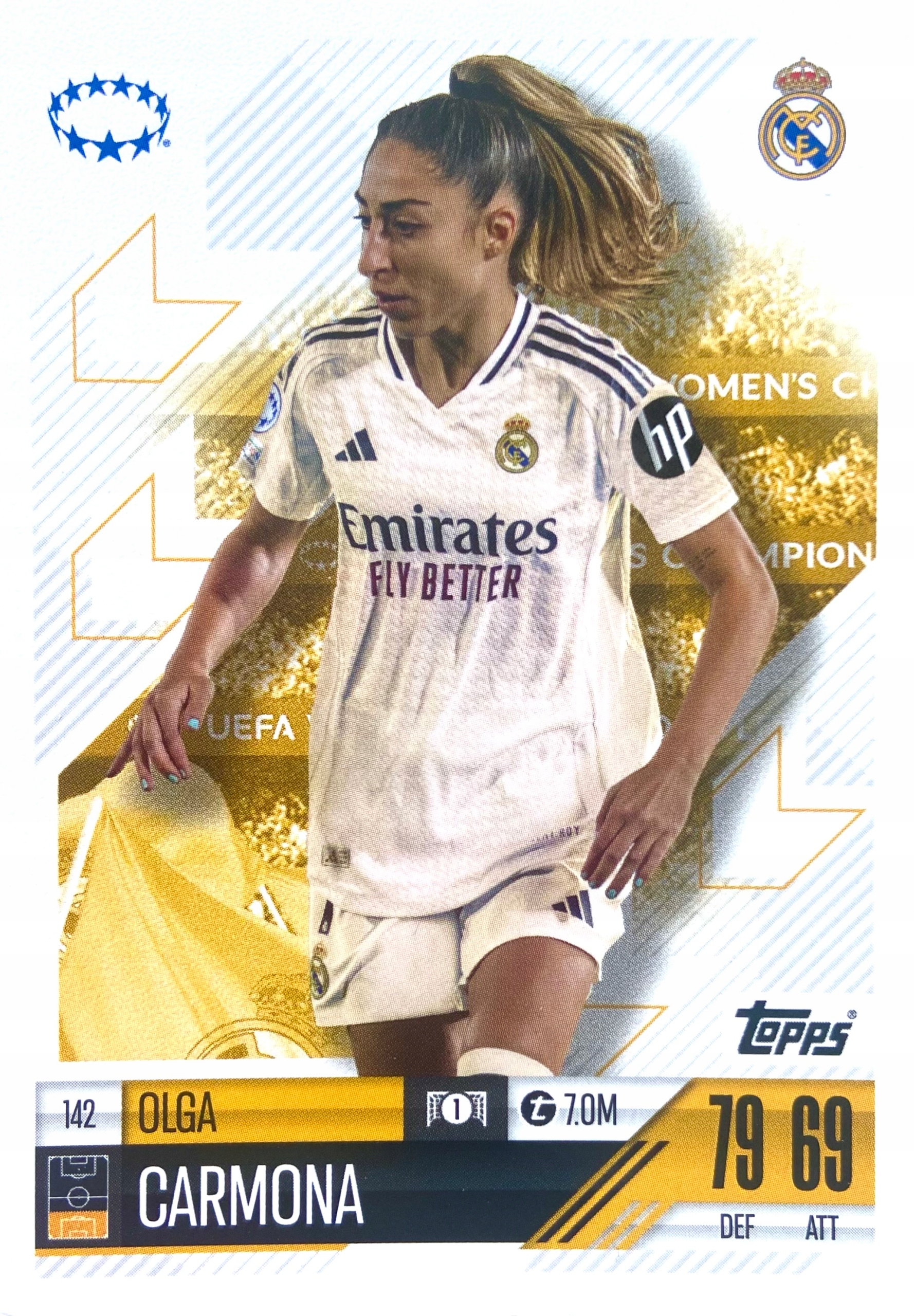 Match Attax Extra 2024/25 2025 142 Olga Carmona Real Madryt