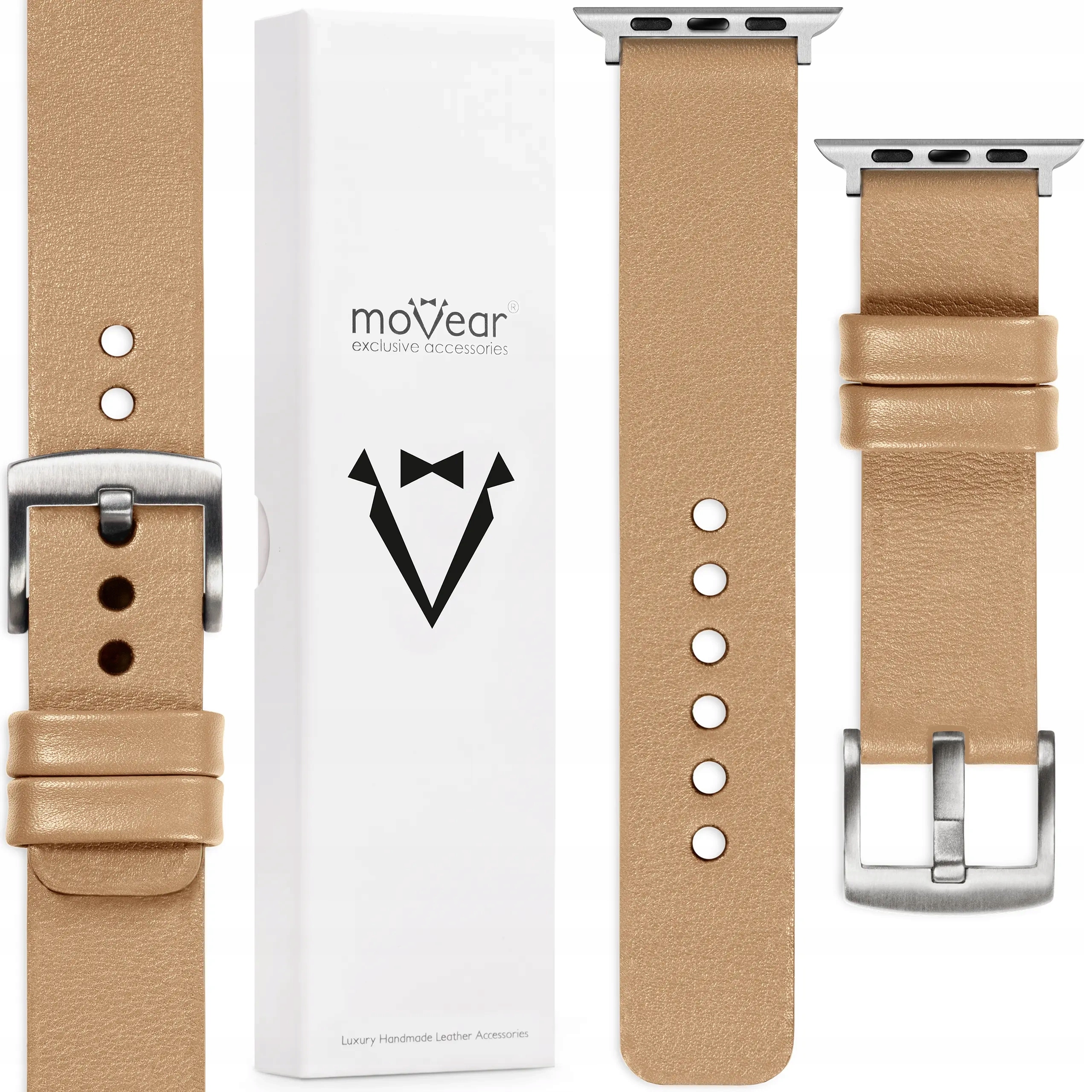 Pásek pro Apple Watch 10 9 8 7 6 5 Se 42-40 mm Kožený Premium Italská kůže