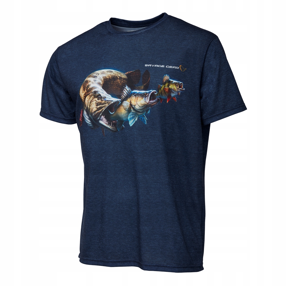 Savage Gear Koszulka T-shirt Cannibal Tee Blue M