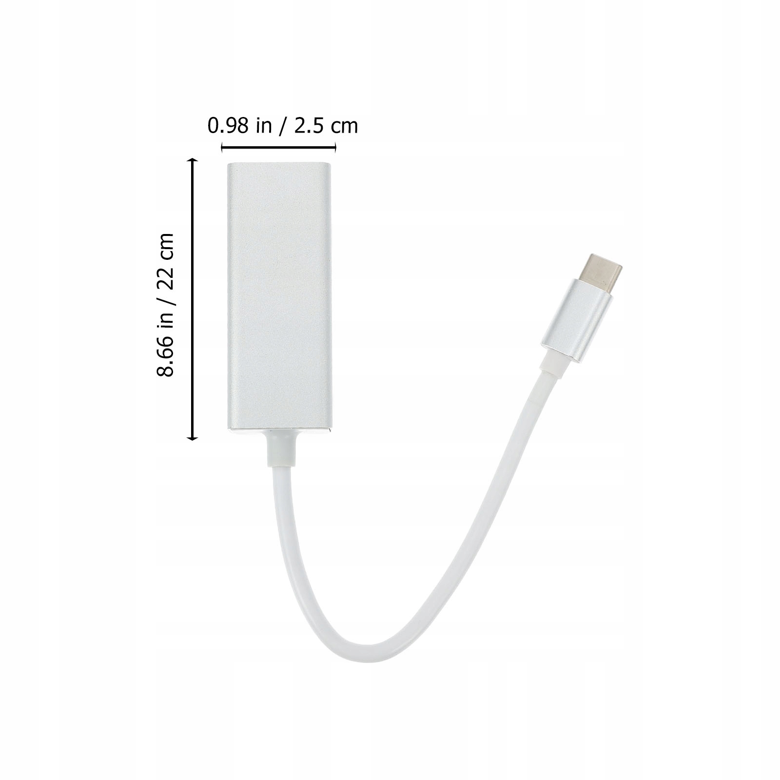 ADAPTER USB C NA LAN | KONWERTER ETHERNET 100 MB/s | PRZENOŚNY PLUG PLAY Model 39465510