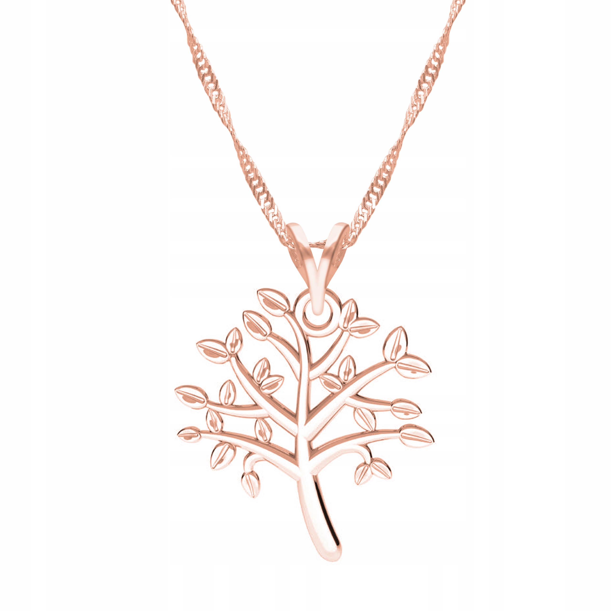 Řetízek zlatý náhrdelník 925 Strom Života