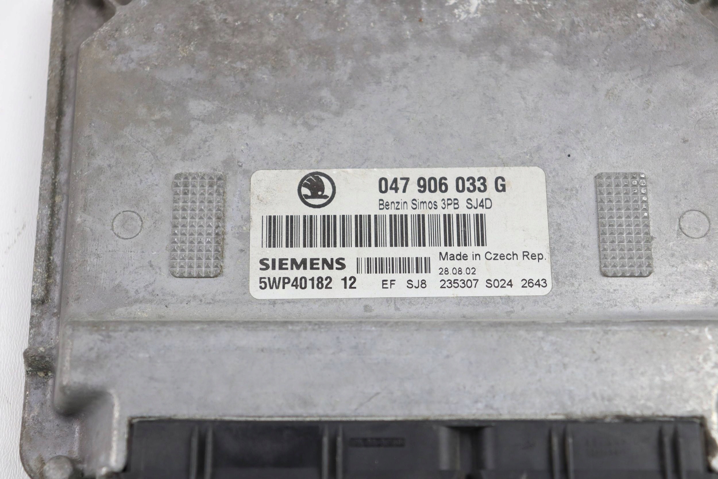 SKODA FABIA e computer Centralina Motore 1.4 MPI 047906033G