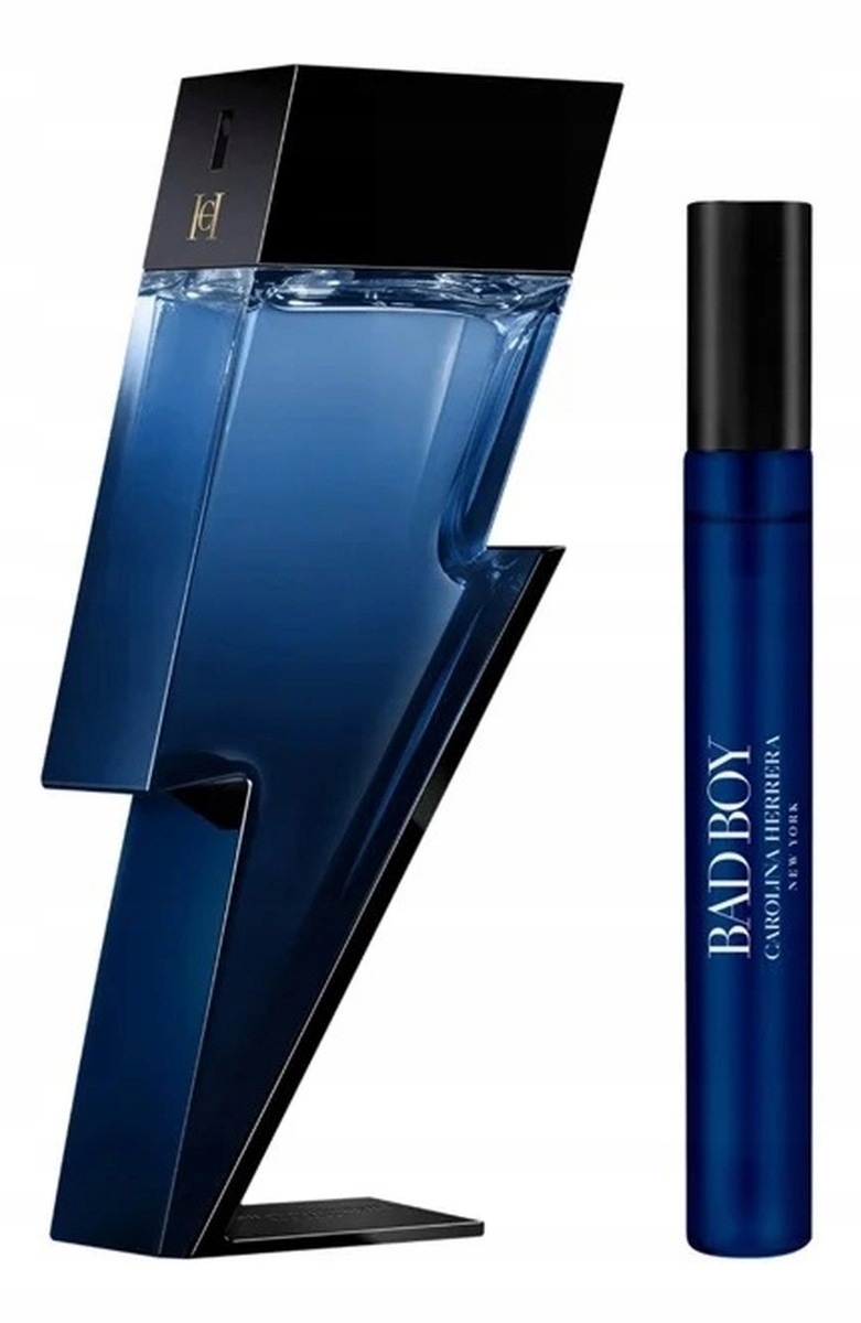 Carolina Herrera Bad Boy Cobalt sada parfémovaná voda 100 ml miniatura vody 10 ml
