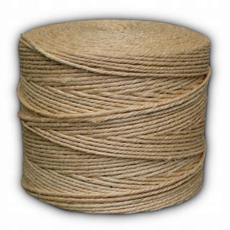 Sznurek Jutowy 2mm 1000m ozdobny Naturalny 2kg