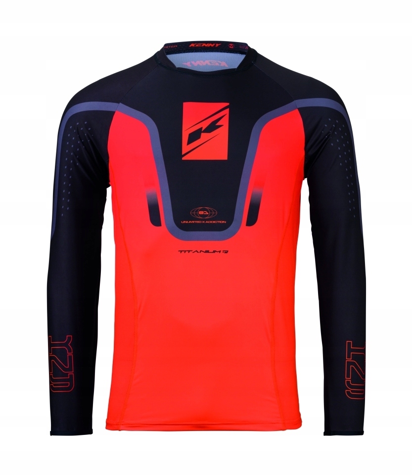 Kenny Racing Tričko Cross/enduro Titanium Gradient Oranžová Farba
