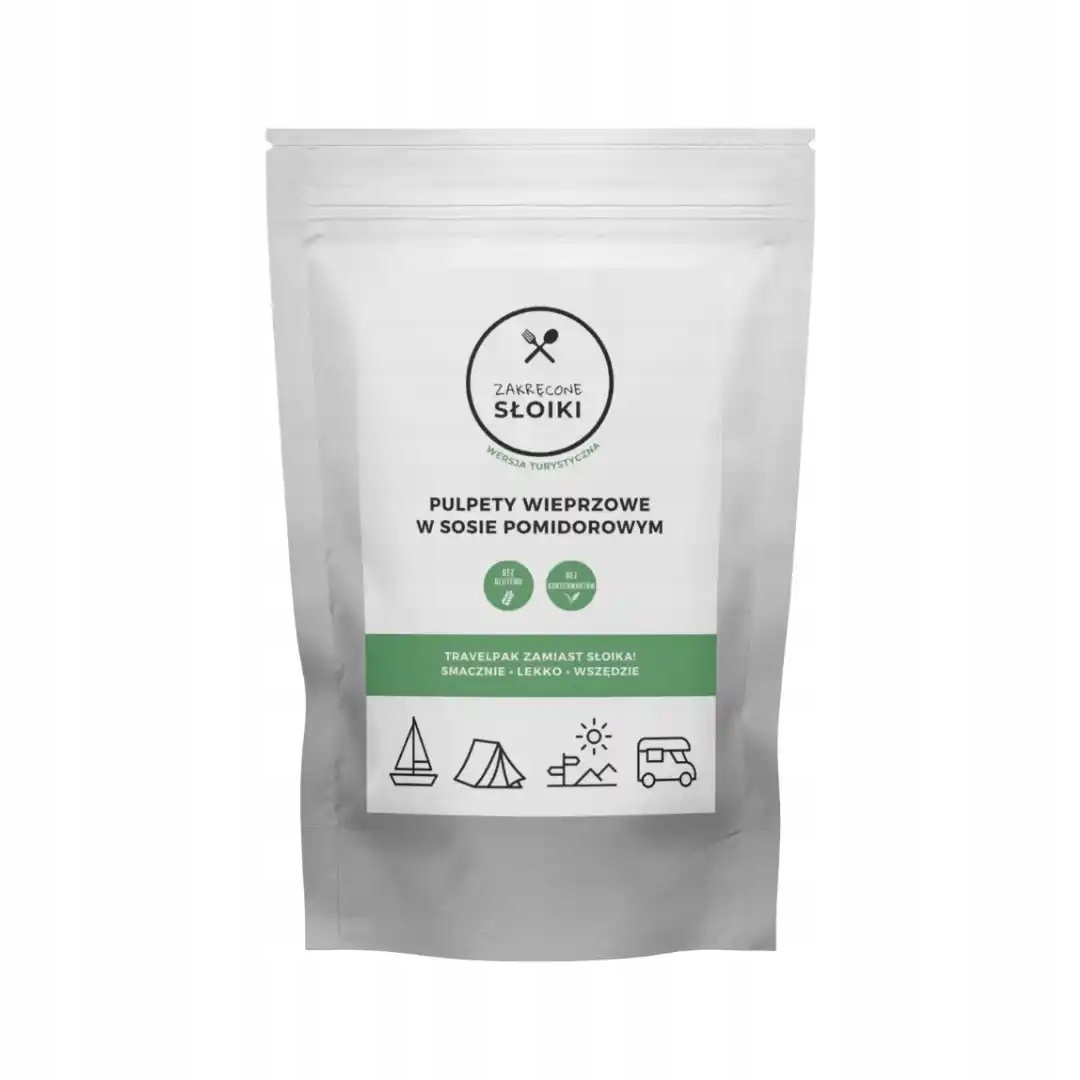 Levně Obědové jídlo Zatočené Sklenice Masové Kuličky v rajčatové omáčce 900 ml