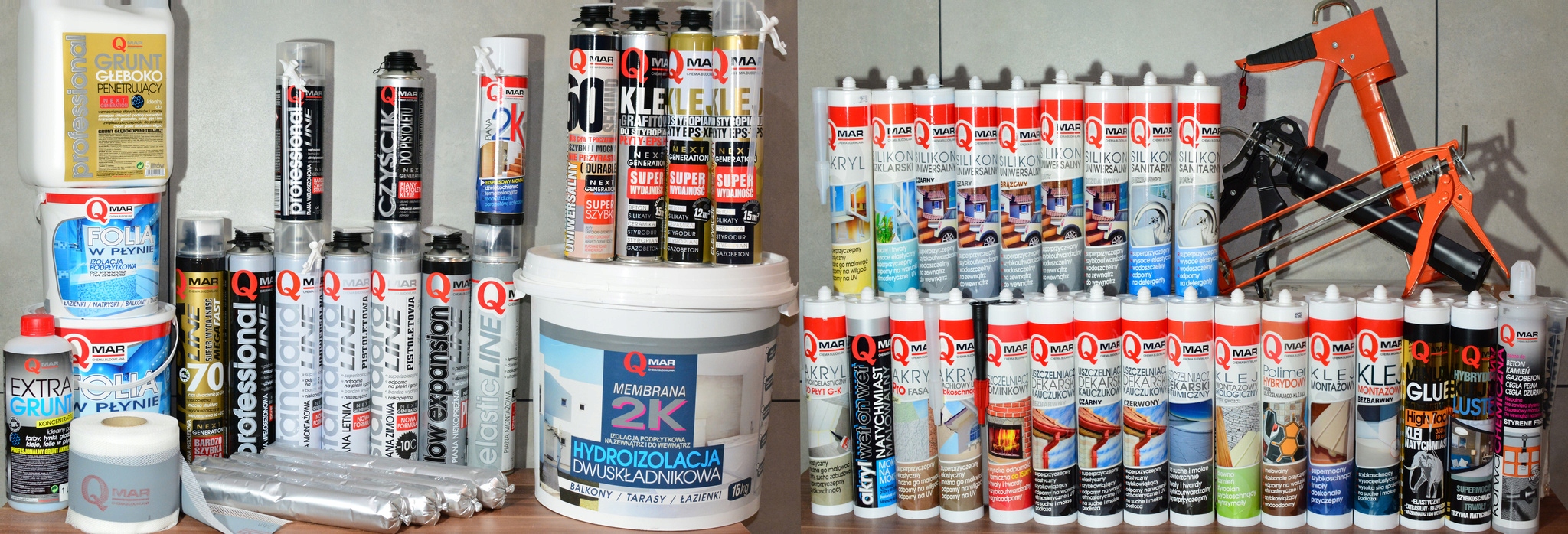 KLEJ MONTAŻOWY SUPER MOCNY BIAŁY 290ML HIGH TACK Marka Qmar