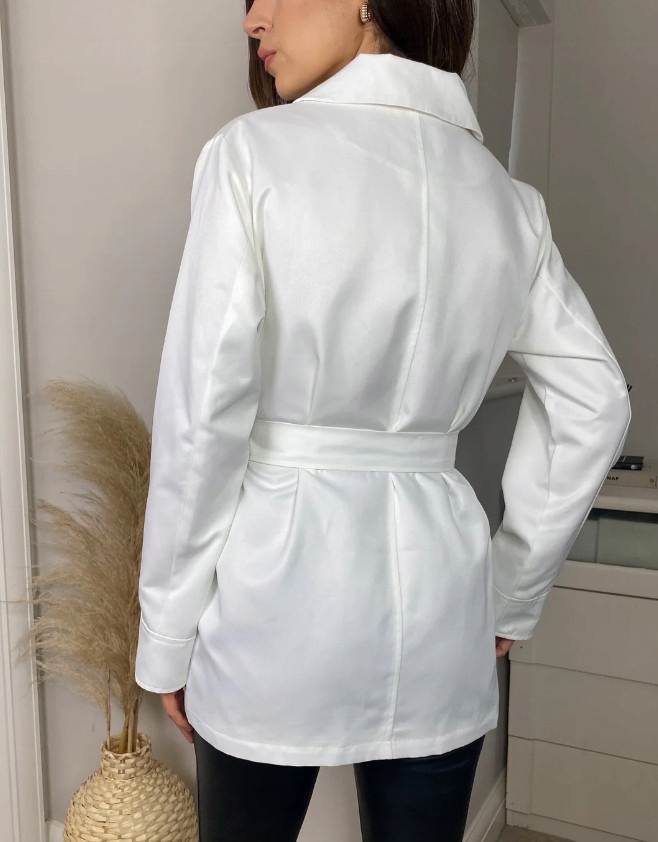 B8A202 BIAŁA MARYNARKA THREADBARE XS Marka Threadbare